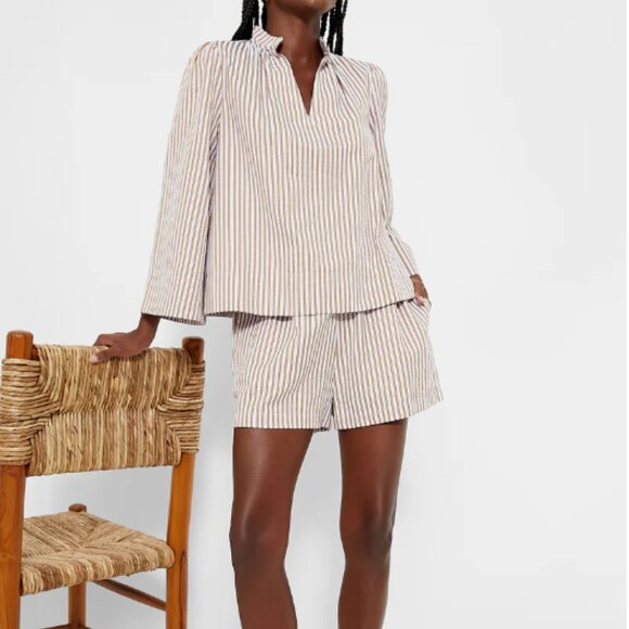 Tuckernuck Pants - Tuckernuck Pomander Place Lilac Stripe Nova Short|Selling Coordinating Top, Too